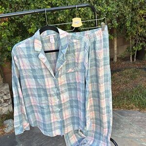 Victoria’s Secret Plaid Pajama Set Women’s Medium